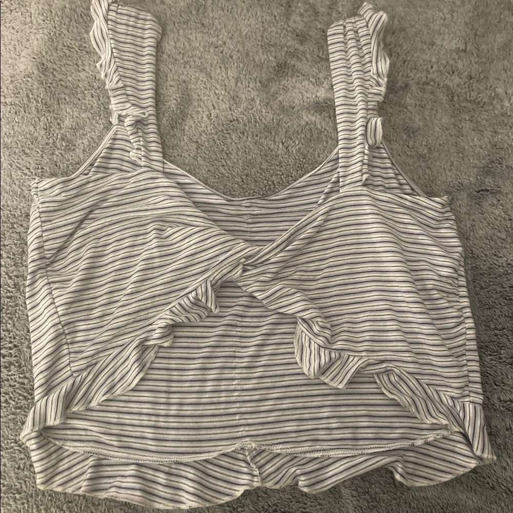 AMERICAN 🦅EAGLE OPEN TWIST-BACK CROP TANK